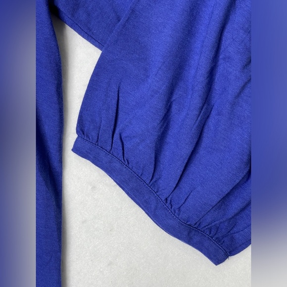 J.Jill Embellished Embroidered Floral Tunic Blouse Navy Blue size 3X - Picture 4 of 9